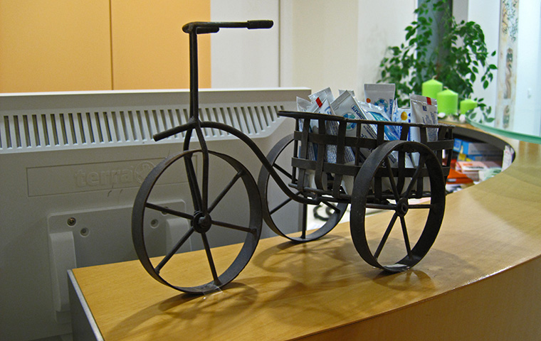 Romantisch schönes Foto mit roten Hausdächern